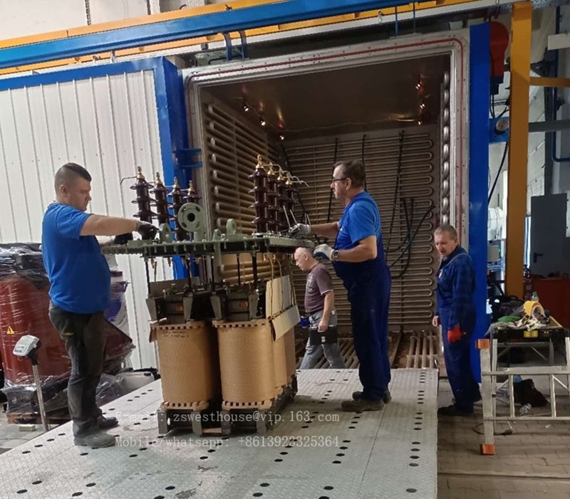 Transformer vacuum drying & oil filling oven installed in Poland