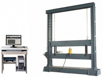 Three edge bearing test for reinforced concrete pipe