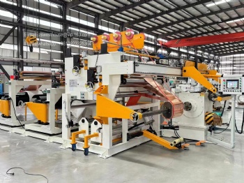 Chinese Foil winding machine with Cold Press welding