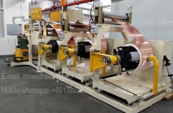 Chinese Foil winding machine with Cold Press welding