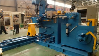 Foil winding machine for HV coil